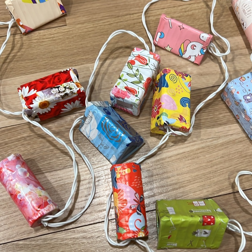 NWT String Lights / Paper Shapes Handmade